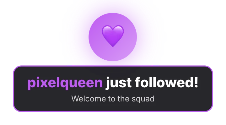 Stream alert maker preview