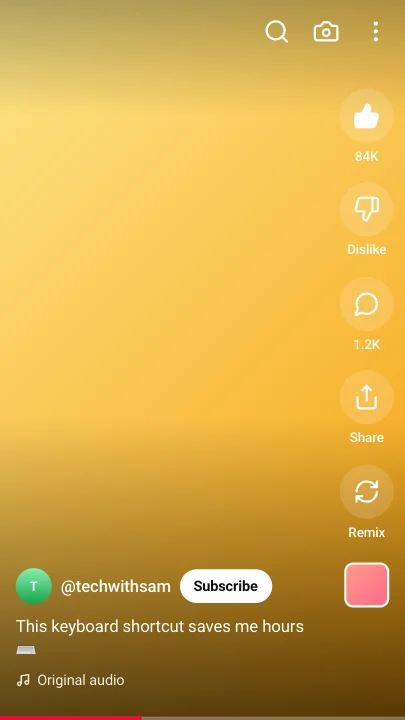 Vertical video overlay animation template preview